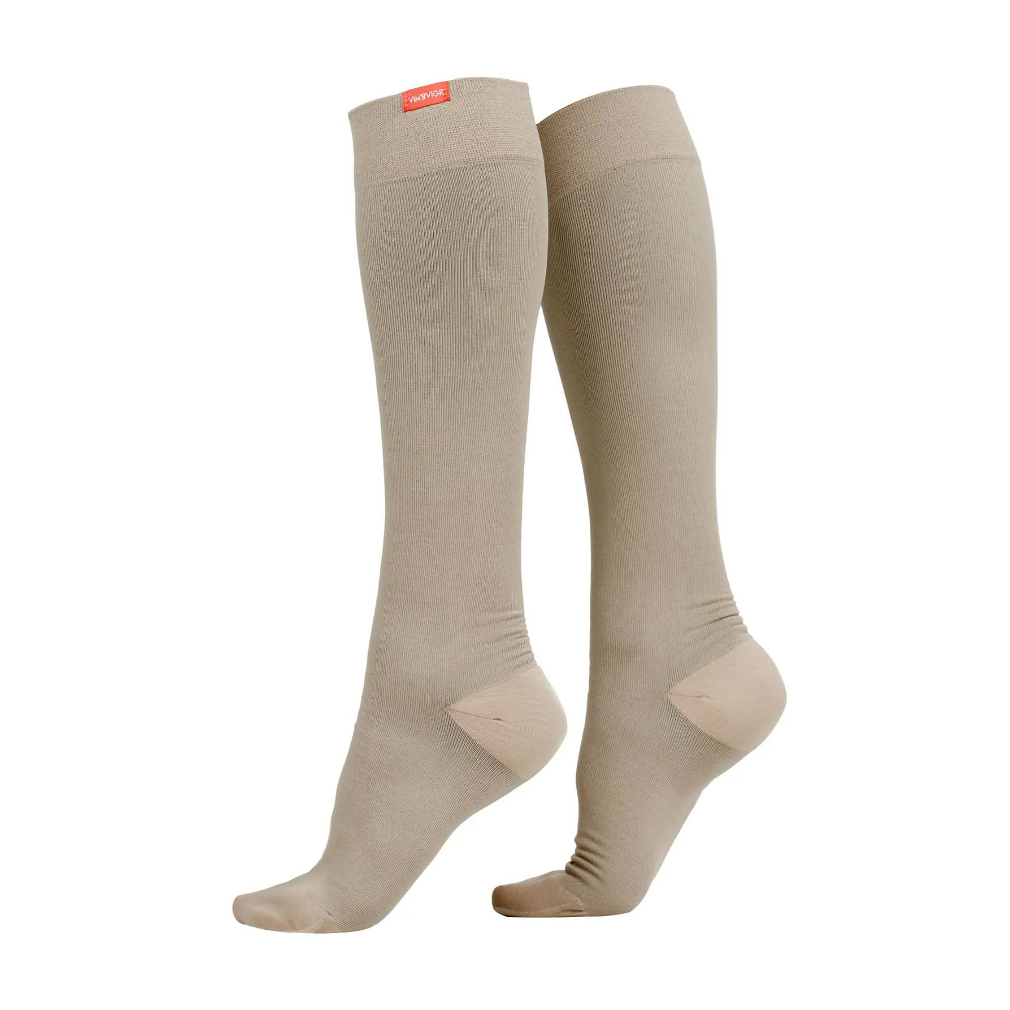 1 Pack Moisture Wicking Nylon Graduated Compression Socks | 15-20 mmHg