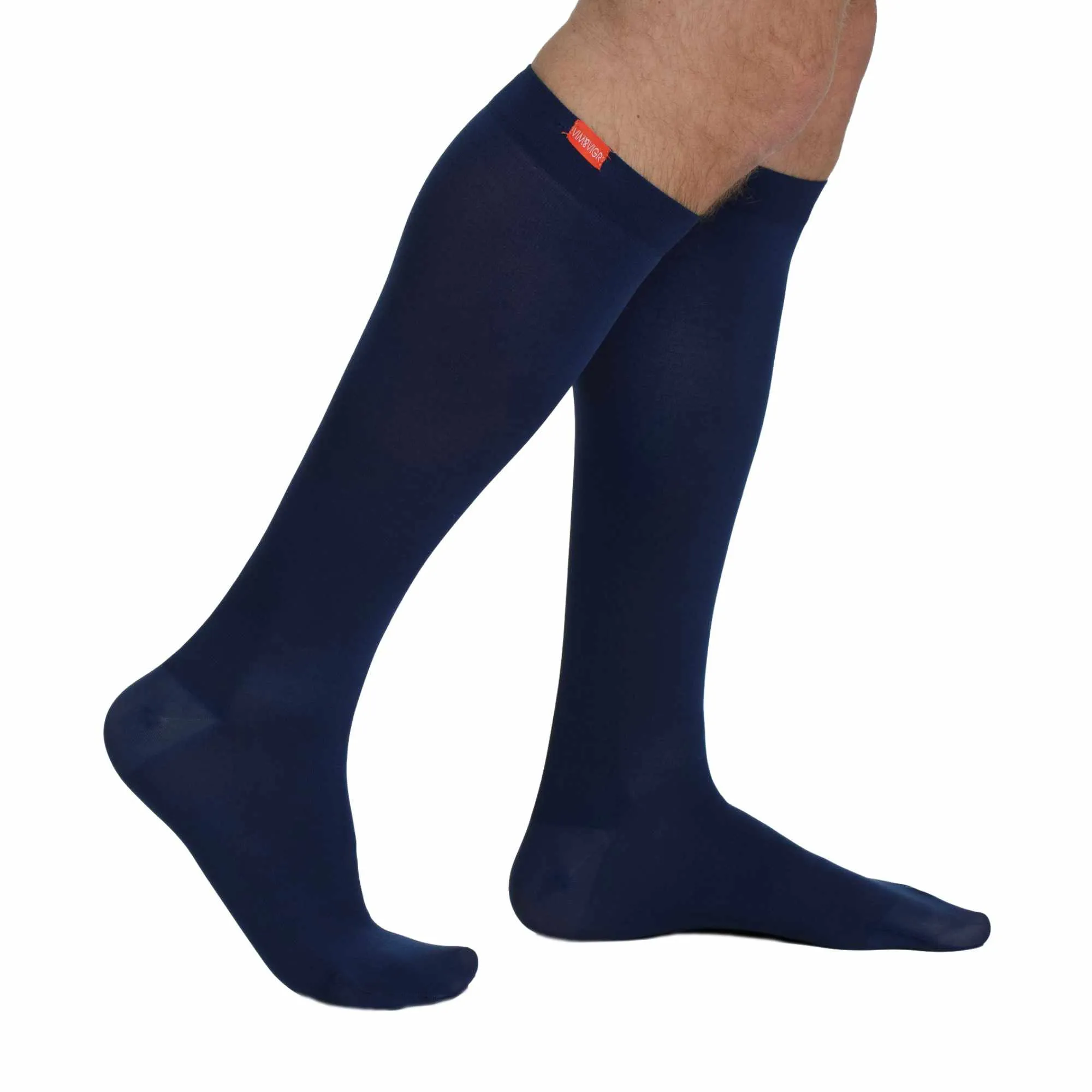 1 Pack Moisture Wicking Nylon Graduated Compression Socks | 15-20 mmHg