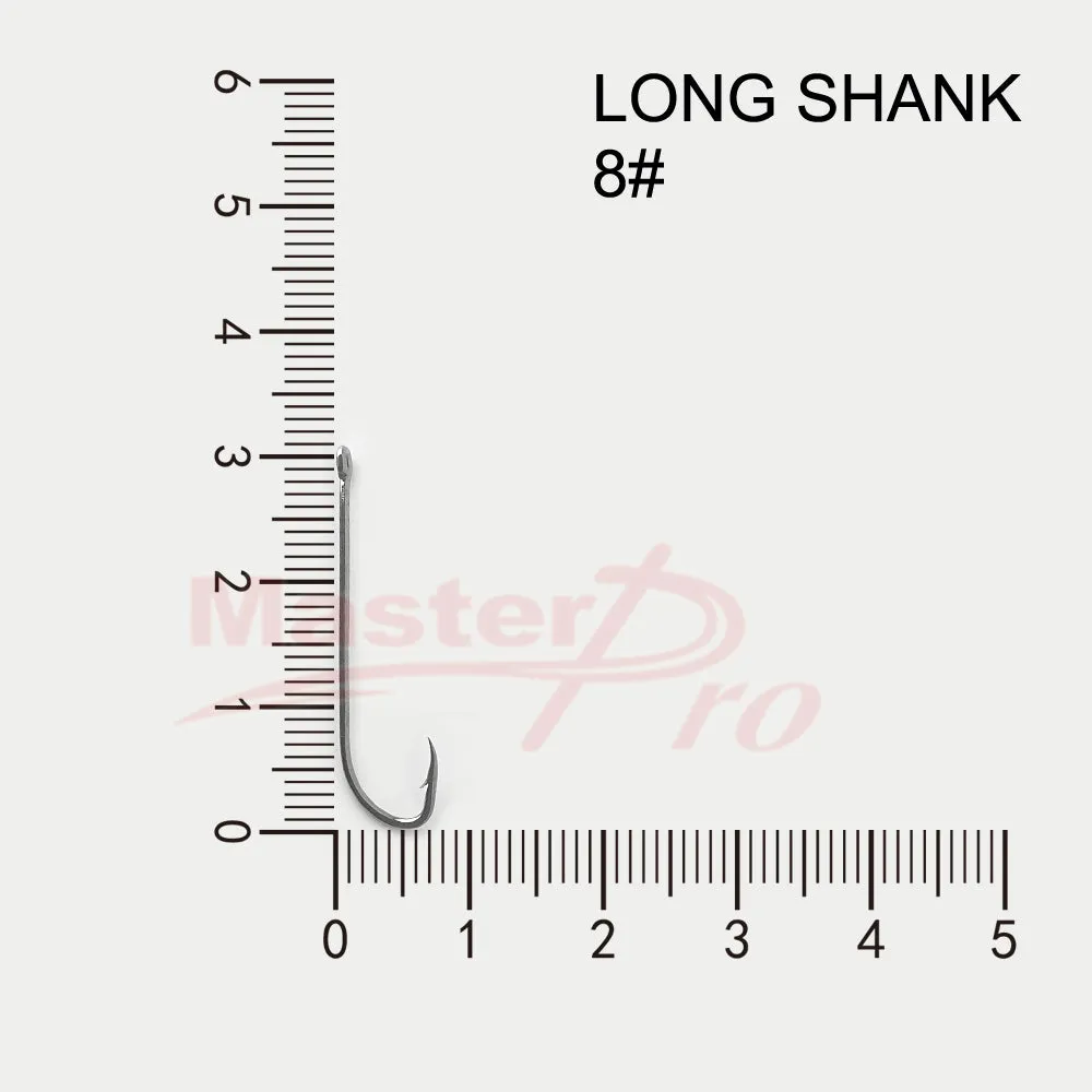 100X Long Shank Hooks Size 8# BLN Fishing Tackle