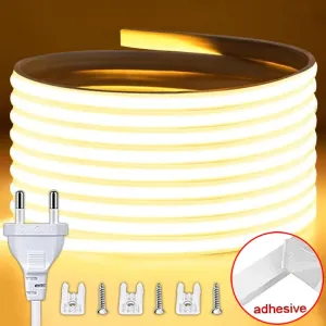 220V High Brightness Waterproof COB LED Strip