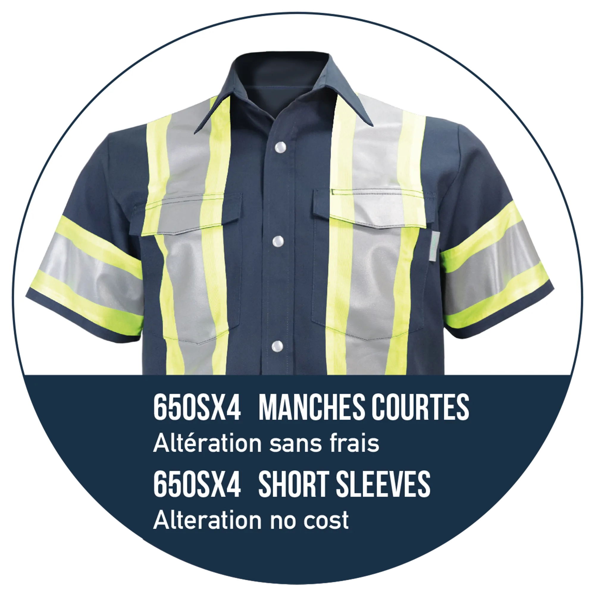 625SX4 - Chemise à manches longues (boutons pressions)||625SX4 - Long sleeve shirt (snaps)