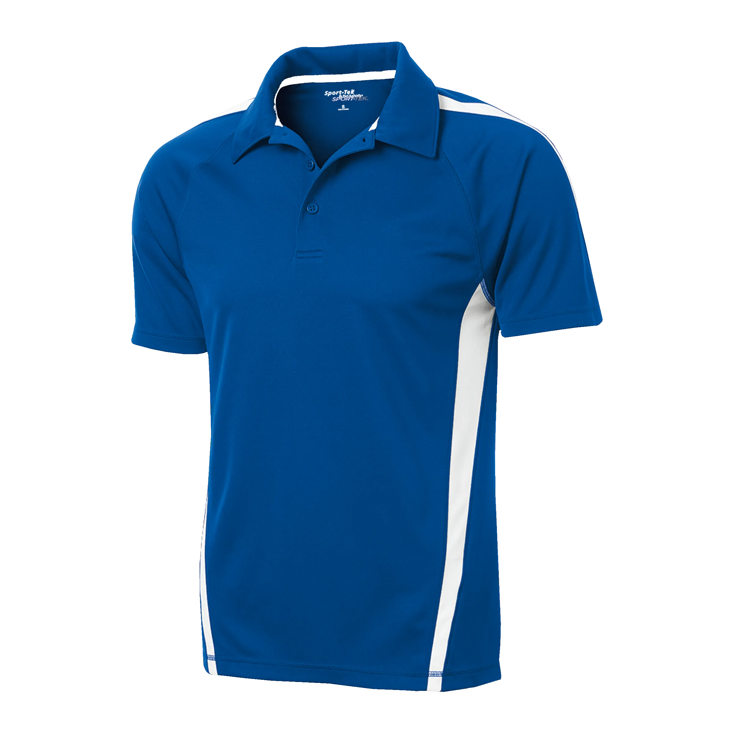 A1418M Mens Micro-Mesh Colorblock Polo