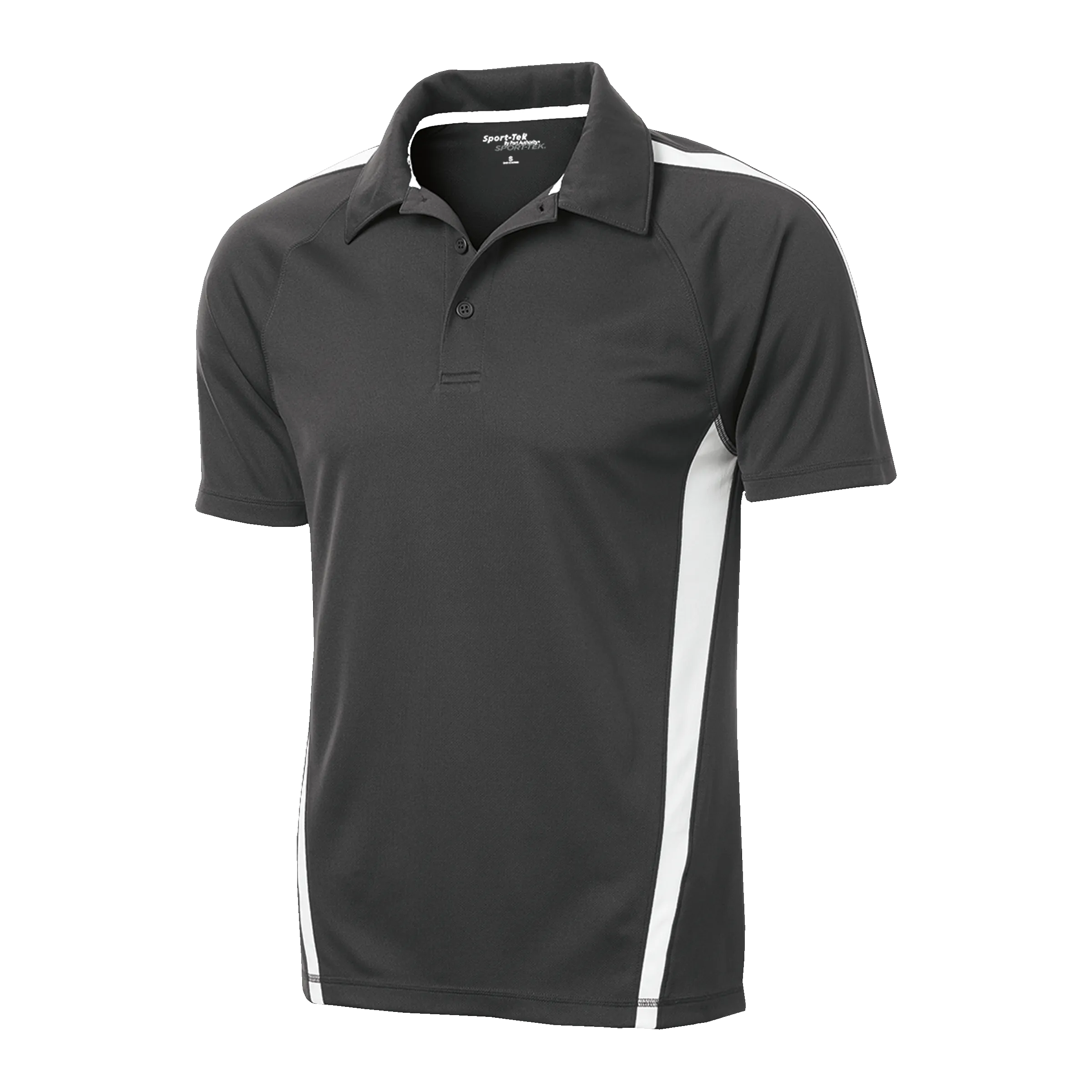 A1418M Mens Micro-Mesh Colorblock Polo