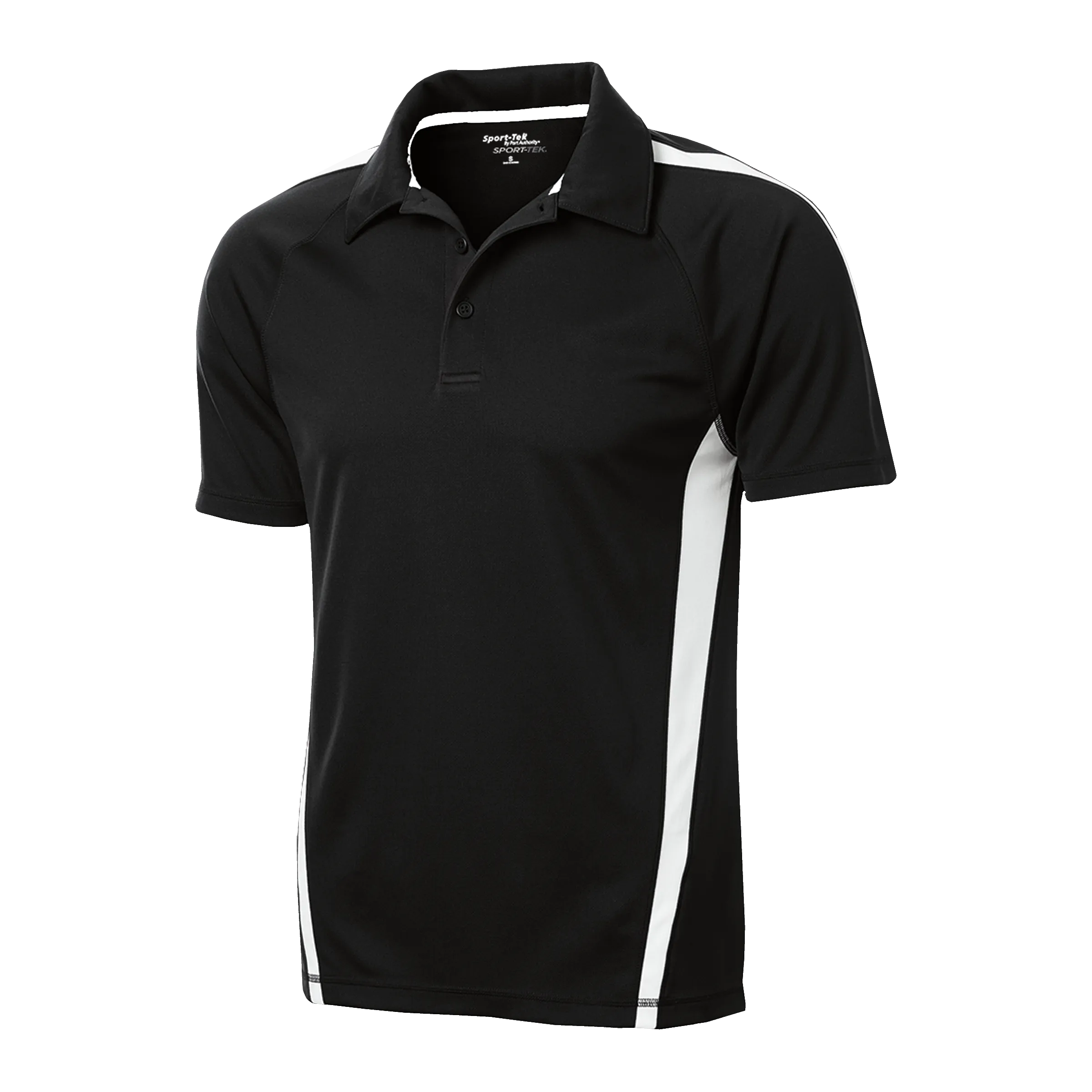 A1418M Mens Micro-Mesh Colorblock Polo