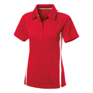 A1418W Ladies Micro-Mesh Colorblock Polo