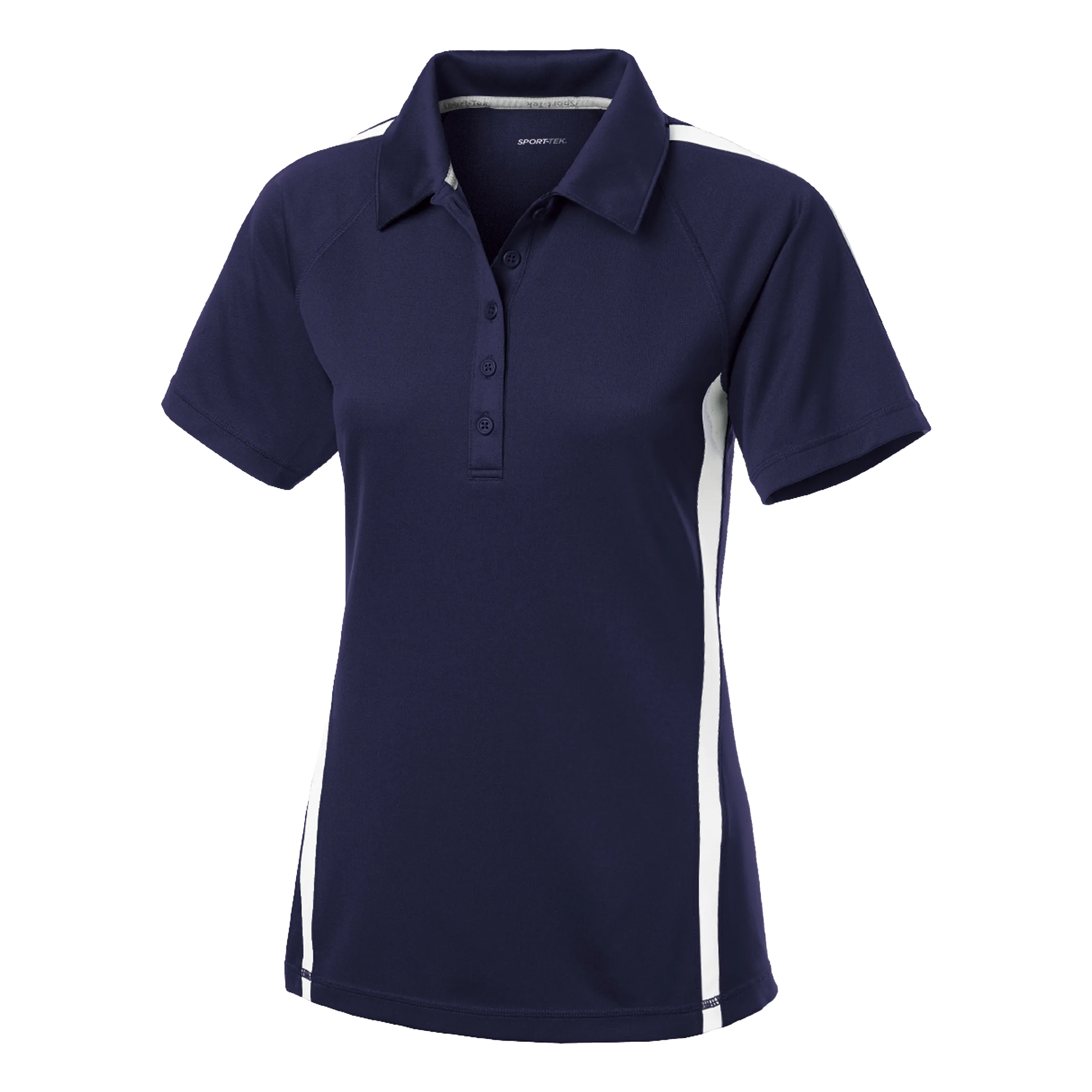 A1418W Ladies Micro-Mesh Colorblock Polo