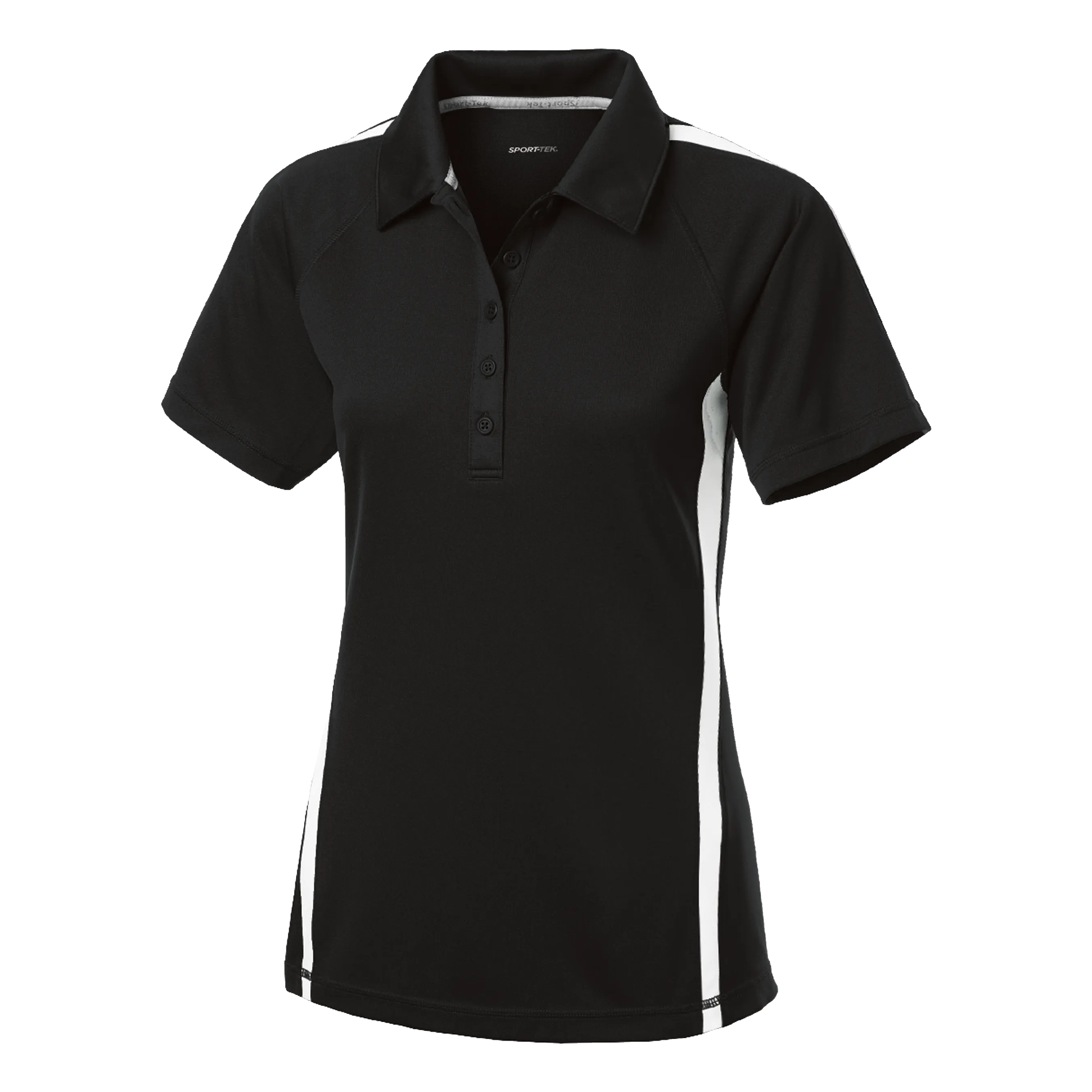 A1418W Ladies Micro-Mesh Colorblock Polo