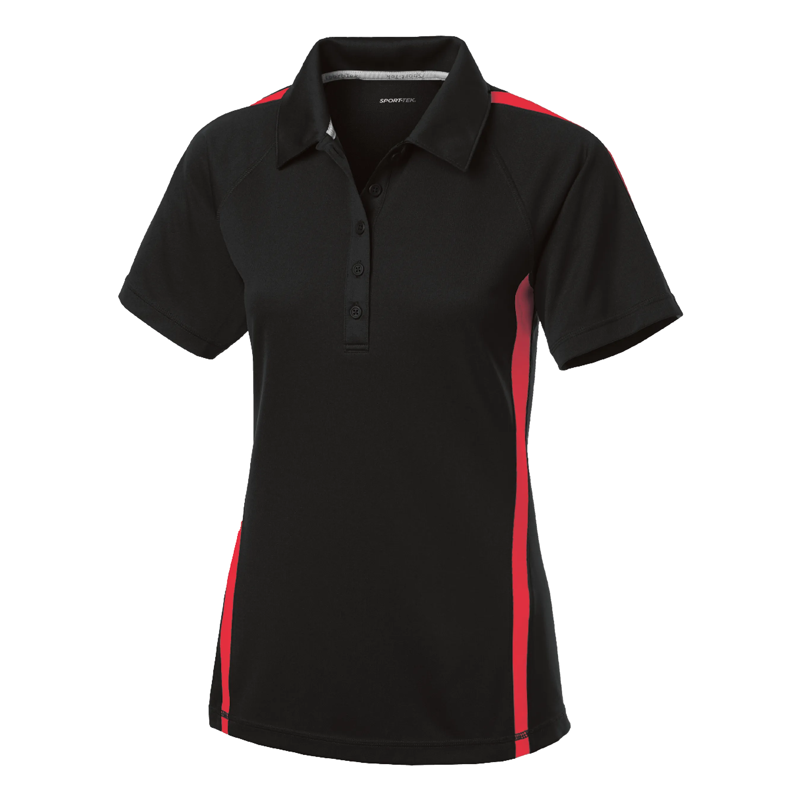 A1418W Ladies Micro-Mesh Colorblock Polo