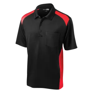 A1536M Mens Snag-Proof Colorblock Pocket Polo