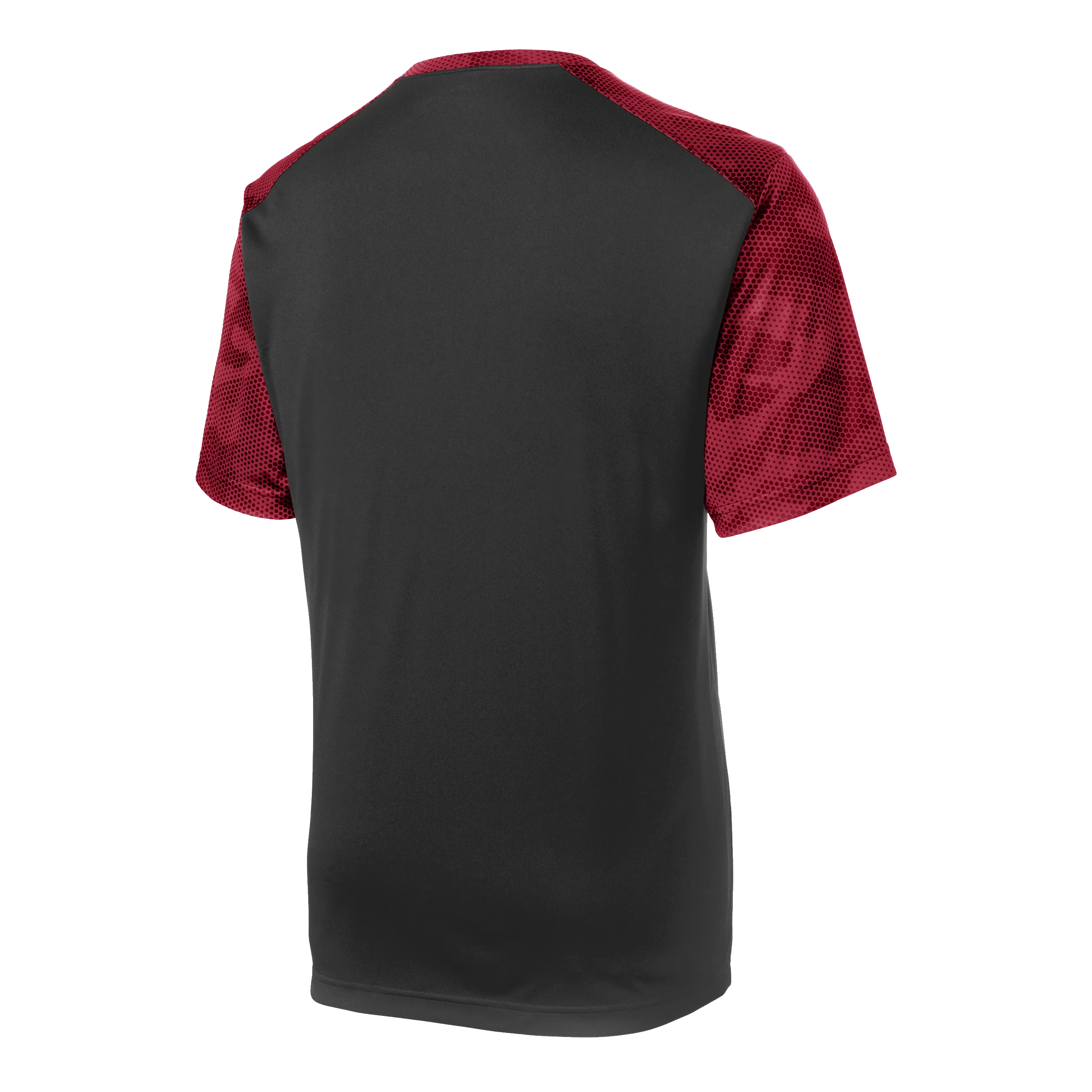 A1622M Mens Short Sleeve CamoHex Colorblock Tee