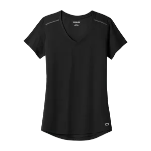 A1961W Ladies Peak V-Neck Tee