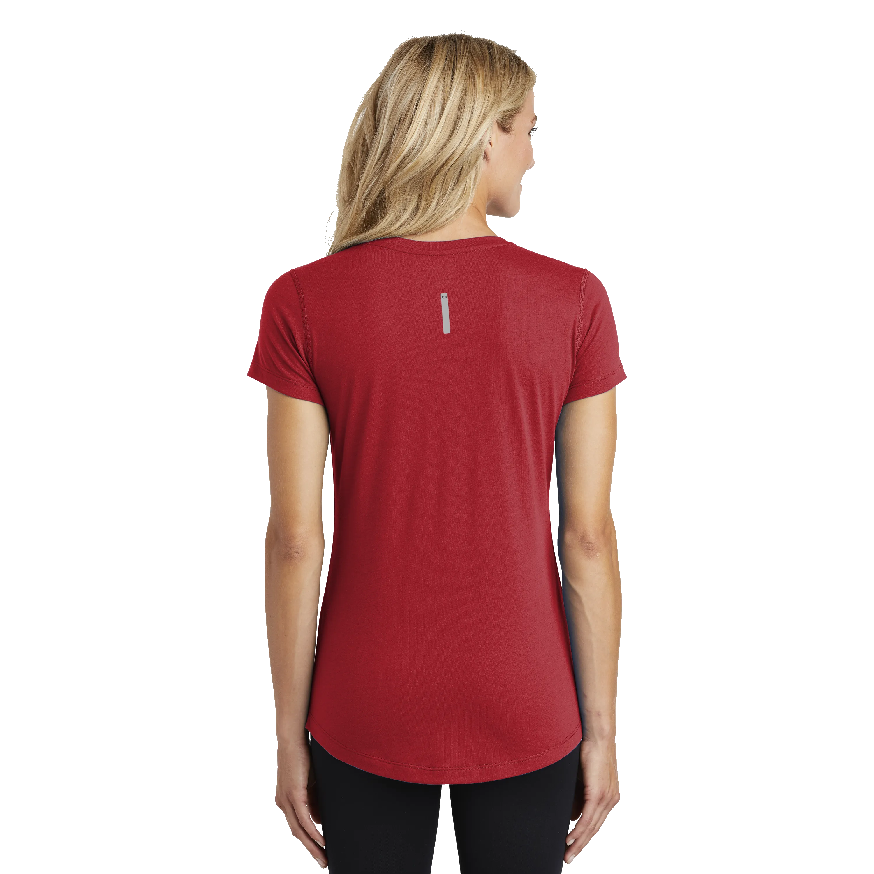 A1961W Ladies Peak V-Neck Tee
