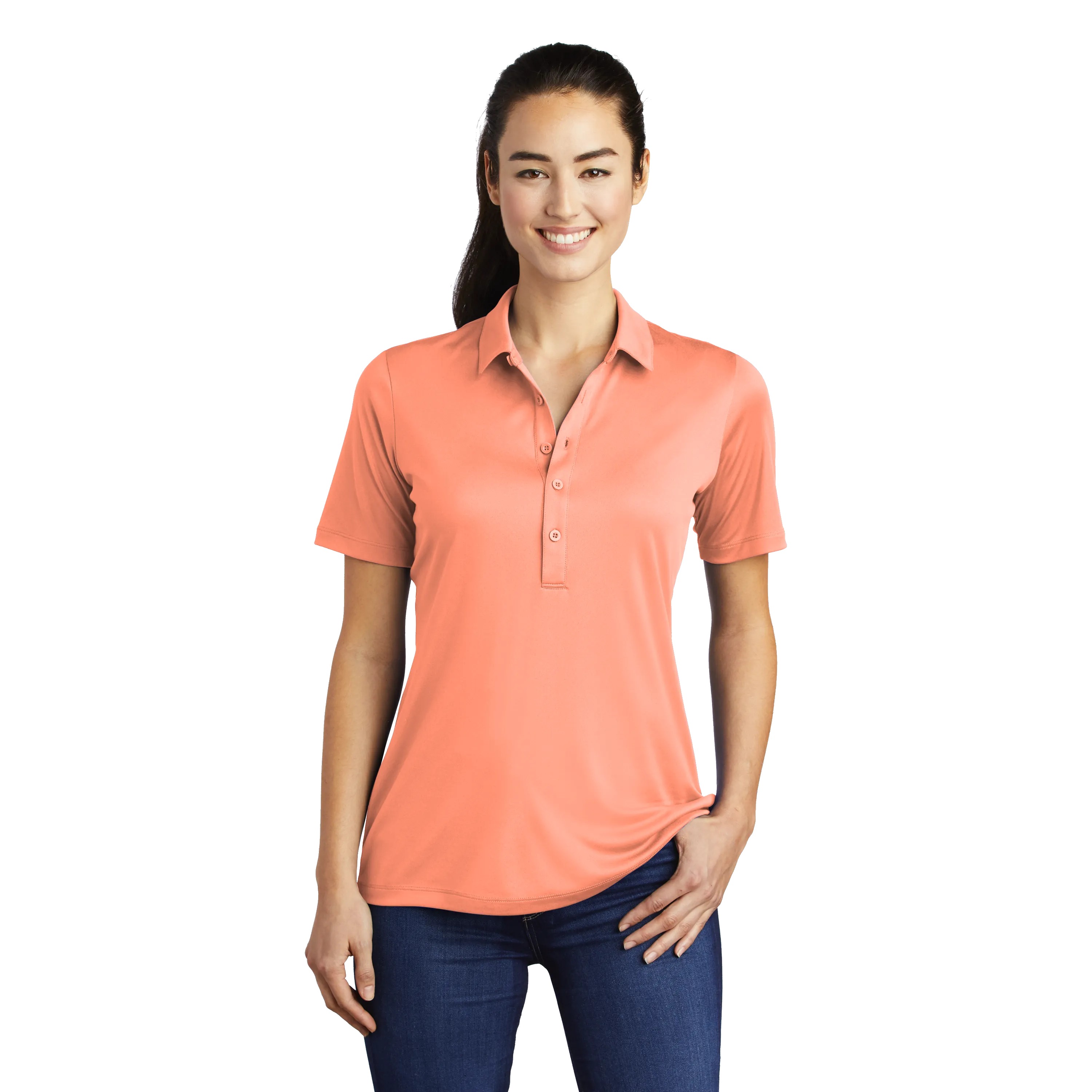 A2008W Ladies Posi-UV Pro Short Sleeve Polo