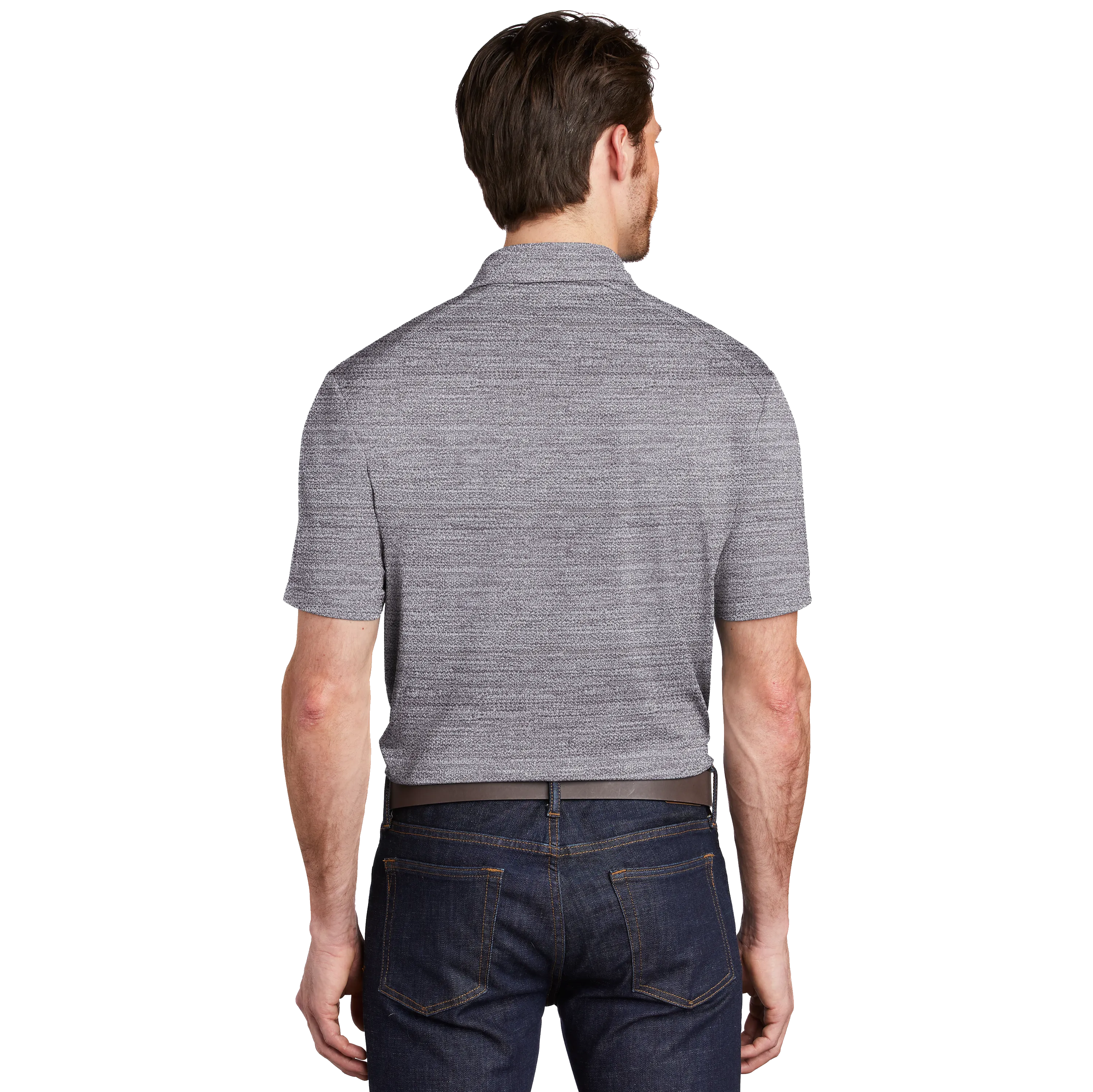 A2010 Mens Stretch Heather Polo
