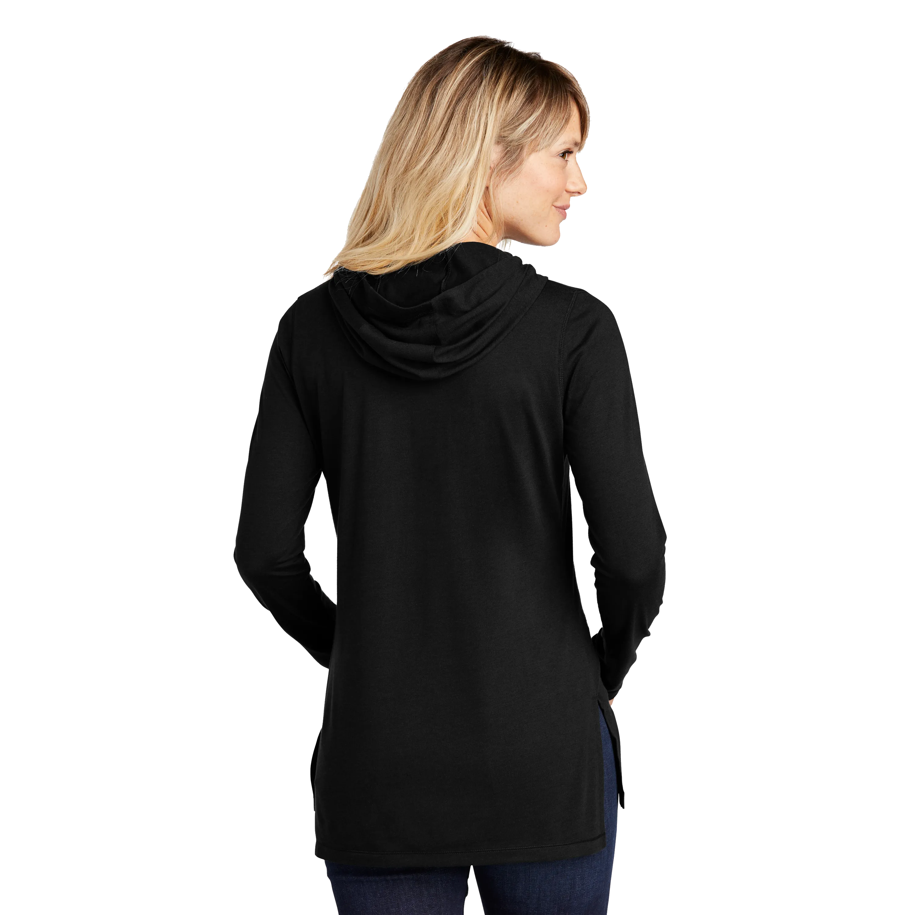 A2046W Ladies Tri-Blend Wicking Long Sleeve Hoodie