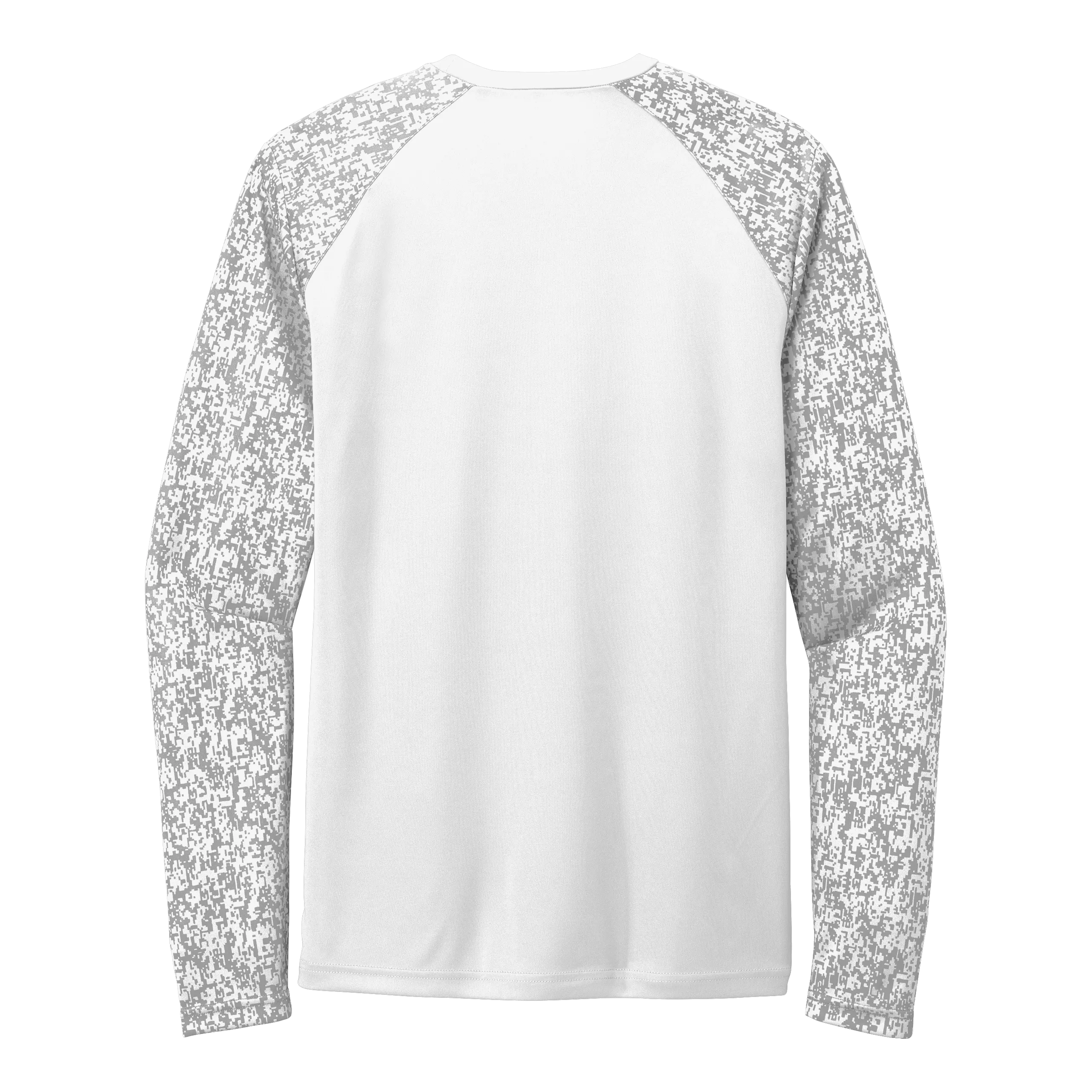 A2055 Mens Long Sleeve Digi Camo Tee