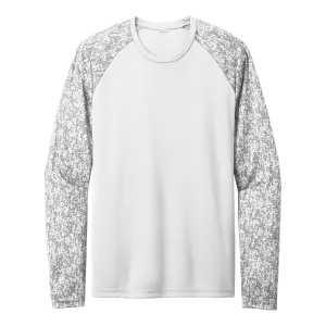 A2055 Mens Long Sleeve Digi Camo Tee