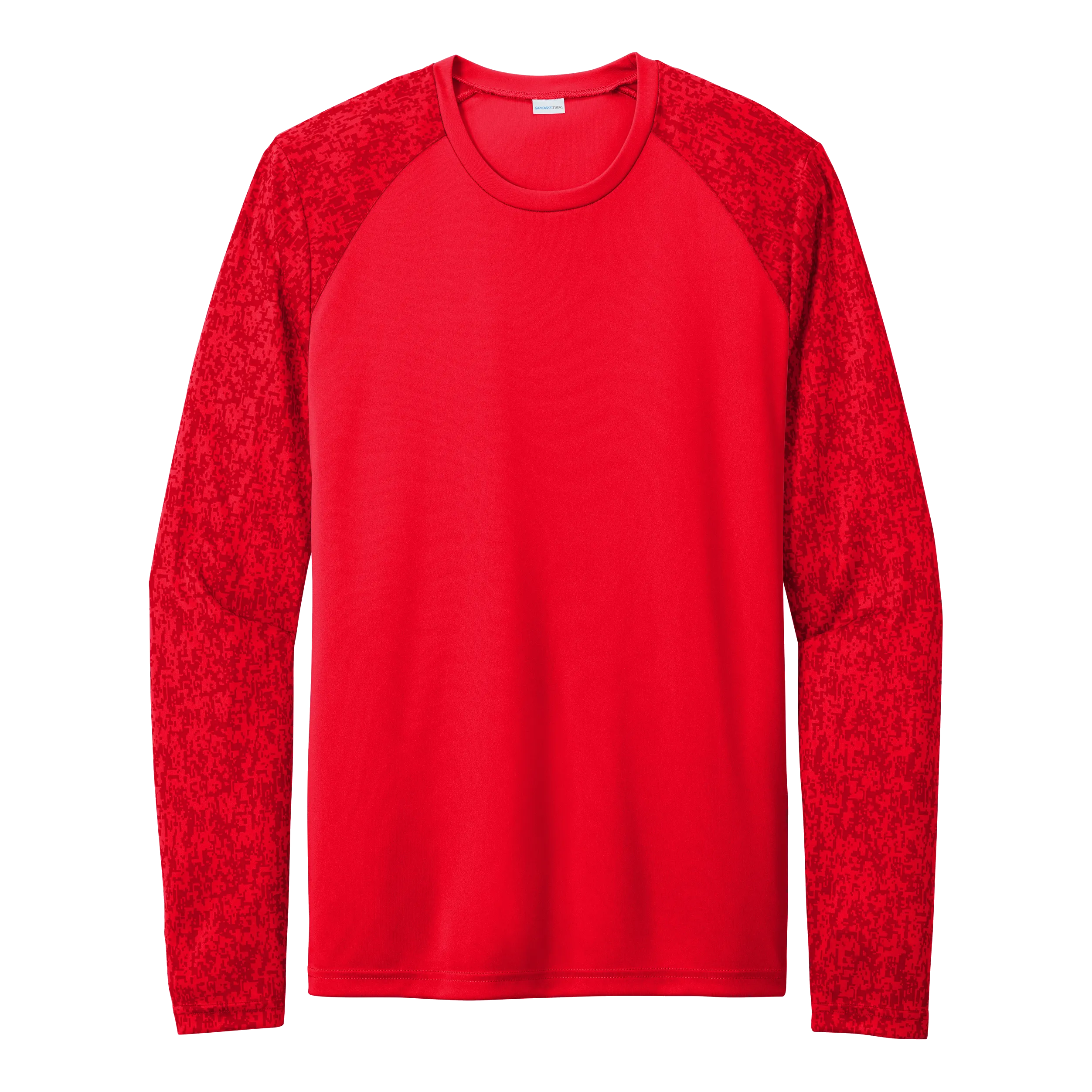 A2055 Mens Long Sleeve Digi Camo Tee