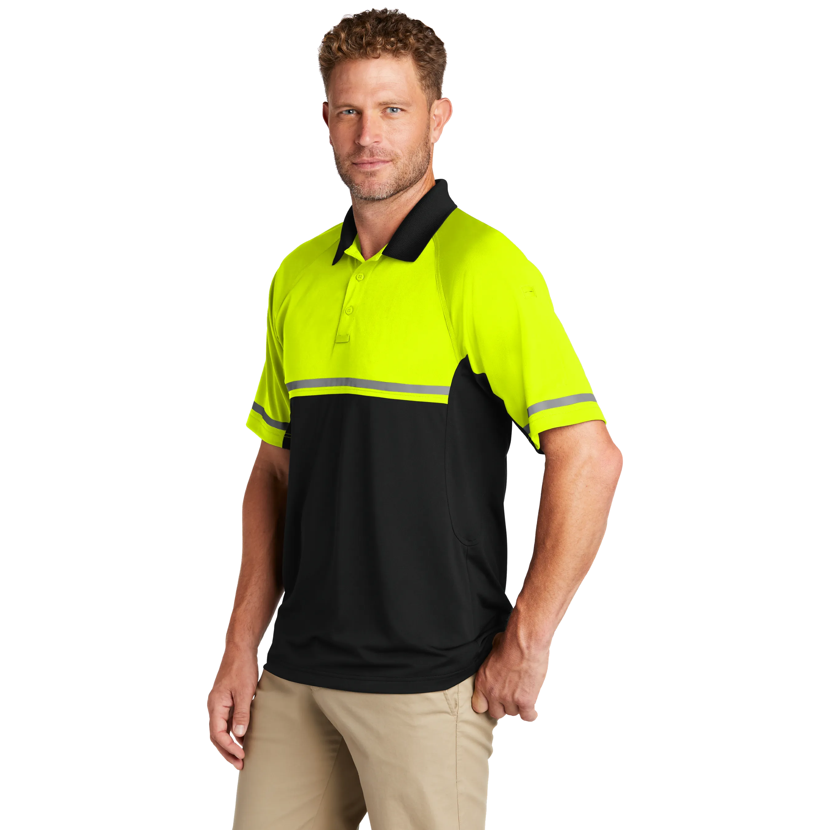A2061 Mens Select Lightweight Snag-Proof Enhanced Visibility Polo