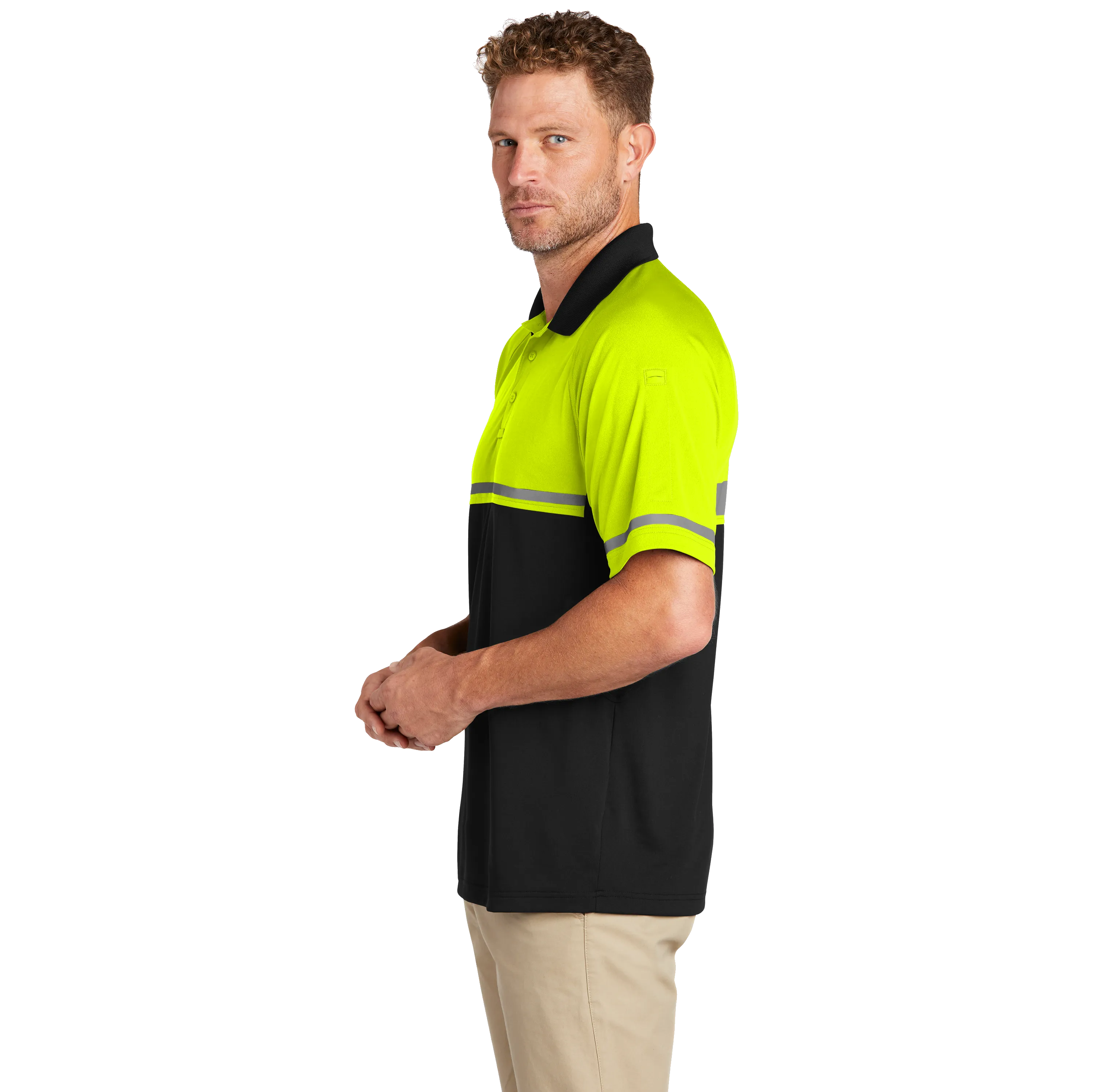 A2061 Mens Select Lightweight Snag-Proof Enhanced Visibility Polo