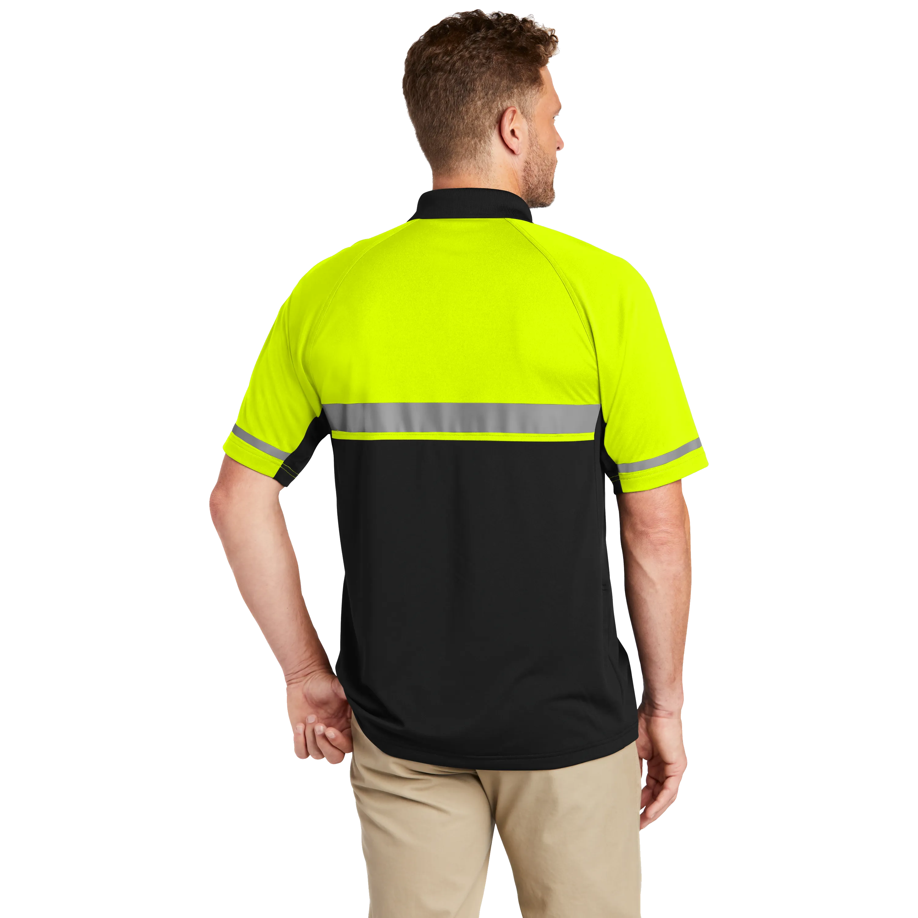 A2061 Mens Select Lightweight Snag-Proof Enhanced Visibility Polo
