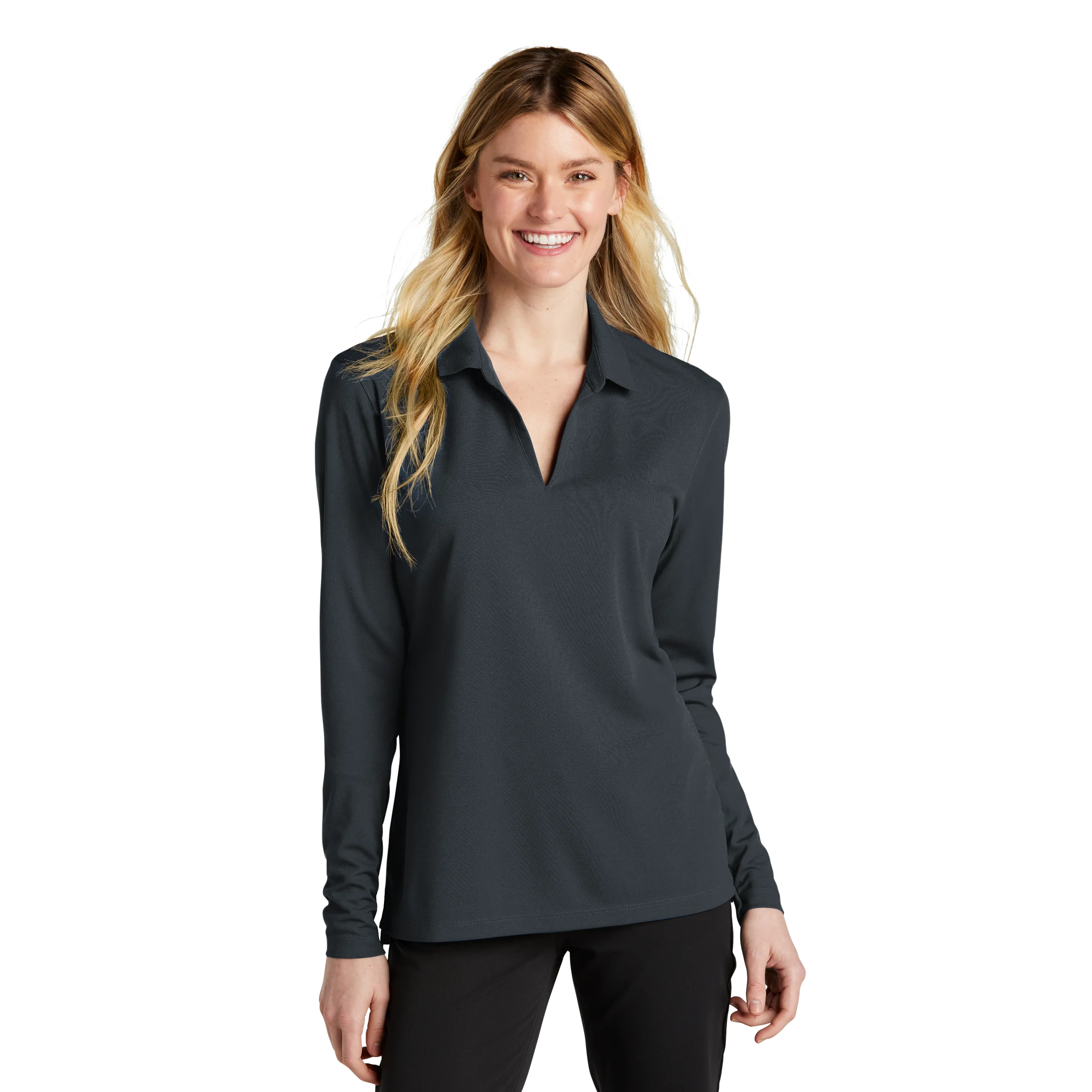 A2212W Ladies Dri-Fit Micro Pique 2.0 Long Sleeve Polo