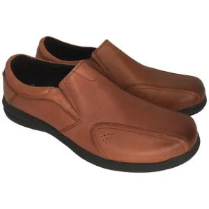 ABEO Leather Smart 3820 Loafer 3D Cushioned Orthotics Core Brown Mens 12M