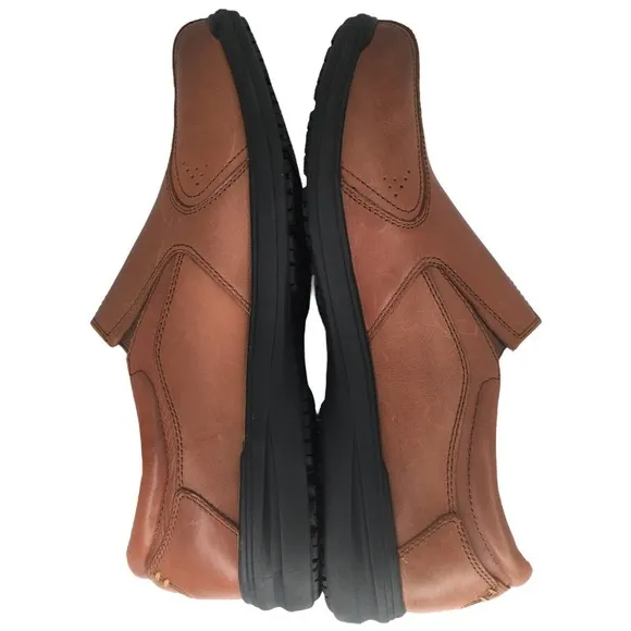 ABEO Leather Smart 3820 Loafer 3D Cushioned Orthotics Core Brown Mens 12M