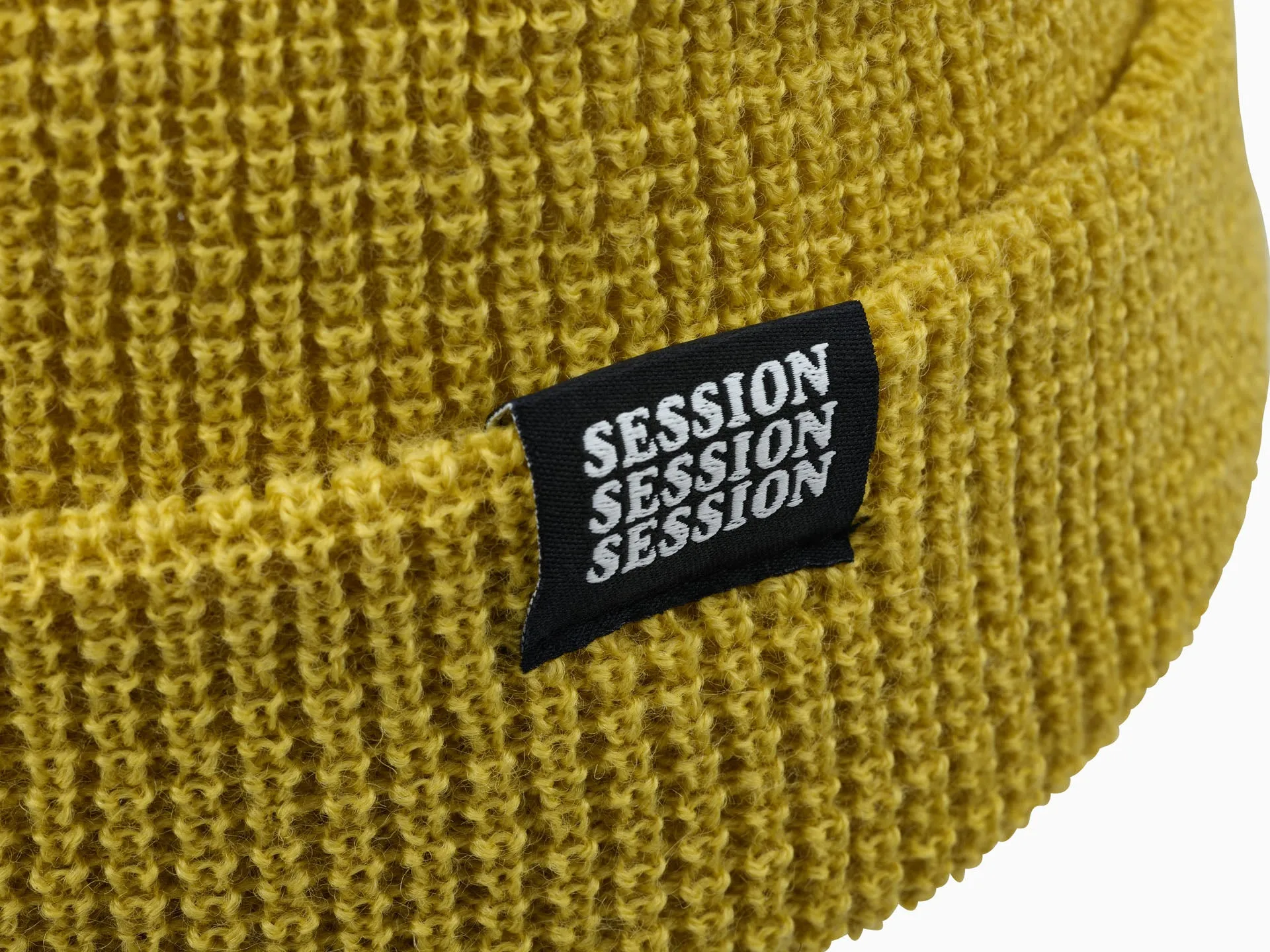 Acrylic Wool Beanie, Autumn Gold