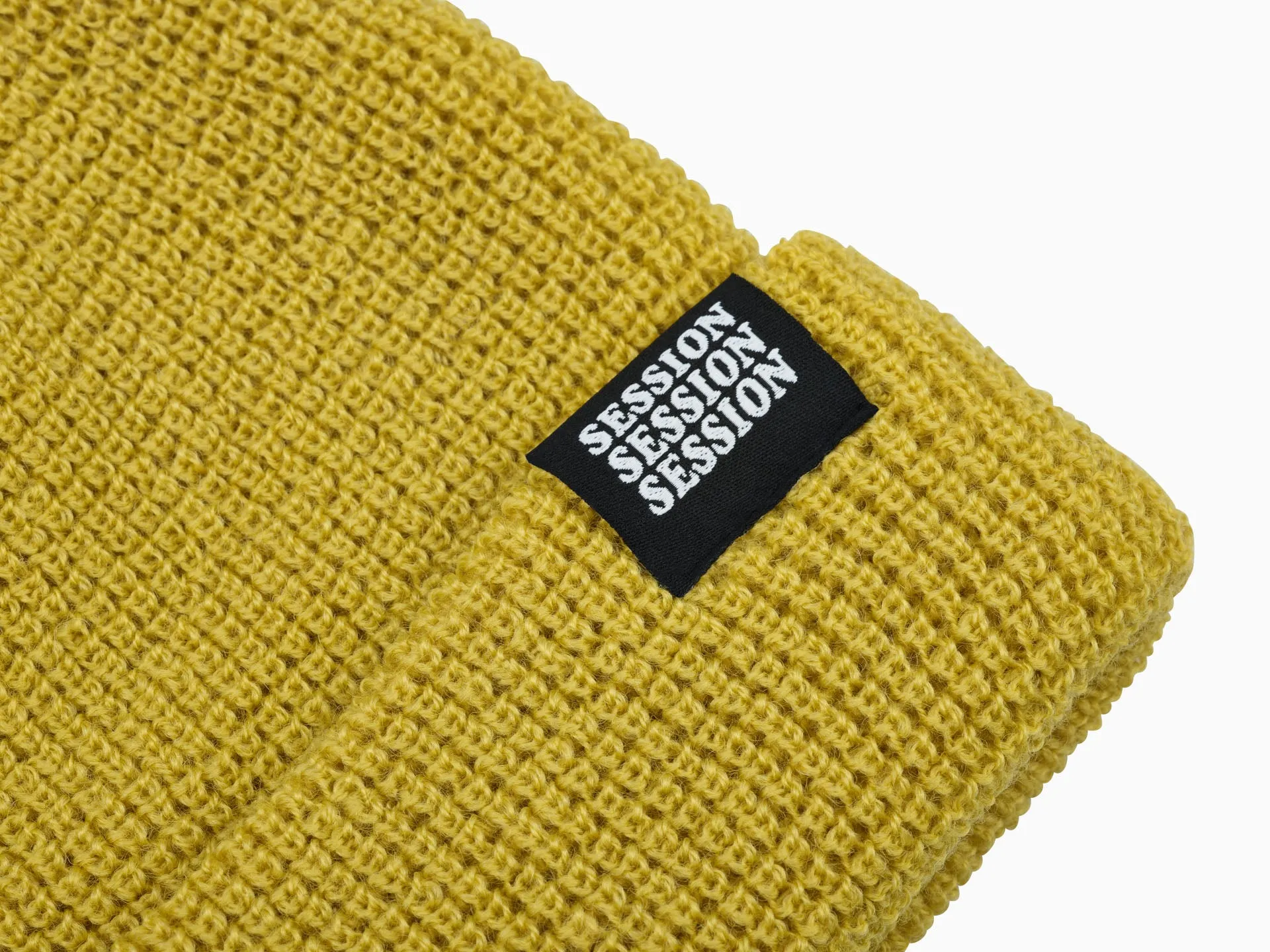 Acrylic Wool Beanie, Autumn Gold