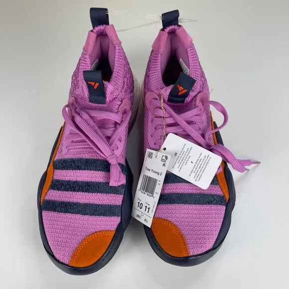 Adidas Trae Young 2.0 Basketball Shoes Statosphere Pulse Lilac HO6483 Men's 10
