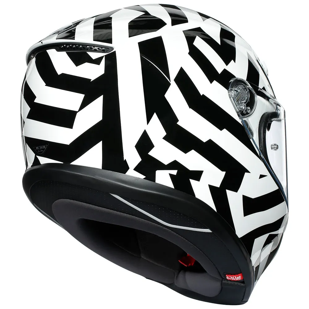 AGV K6 SECRET [BLACK/WHITE] 64 2XL