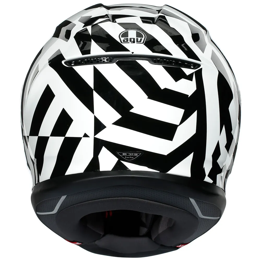 AGV K6 SECRET [BLACK/WHITE] 64 2XL