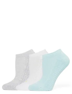 Air Cushion No Show Socks 3 Pair Pack