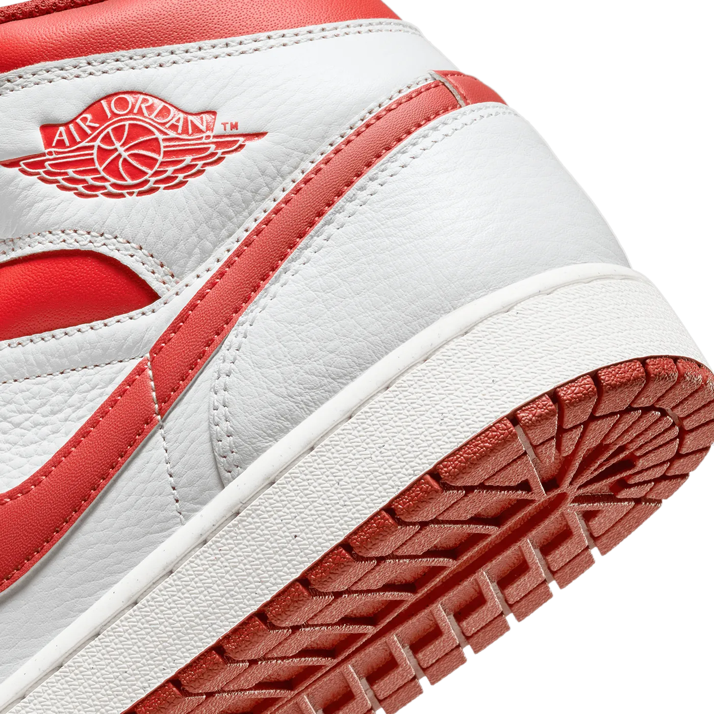 Air Jordan 1 Mid SE 'White and Dune Red'