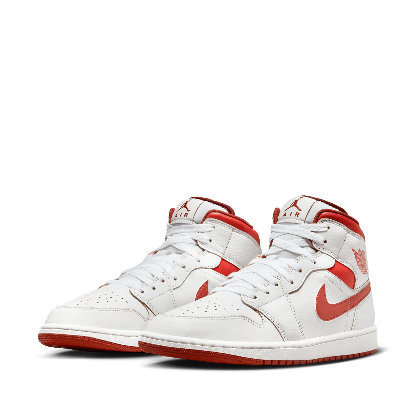 Air Jordan 1 Mid SE 'White and Dune Red'
