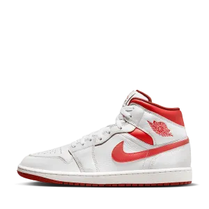 Air Jordan 1 Mid SE 'White and Dune Red'