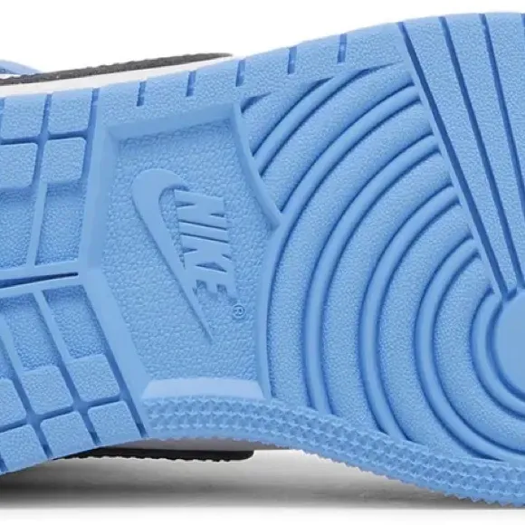 AIR JORDAN 1 RETRO HIGH OG GS “UNCTOE” BLUE/ BLACK &amp; WHITE— LITTLE BOYS 11C