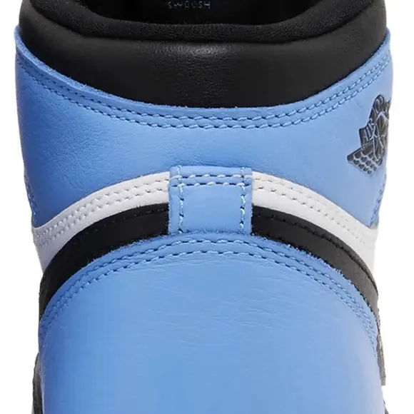 AIR JORDAN 1 RETRO HIGH OG GS “UNCTOE” BLUE/ BLACK &amp; WHITE— LITTLE BOYS 11C