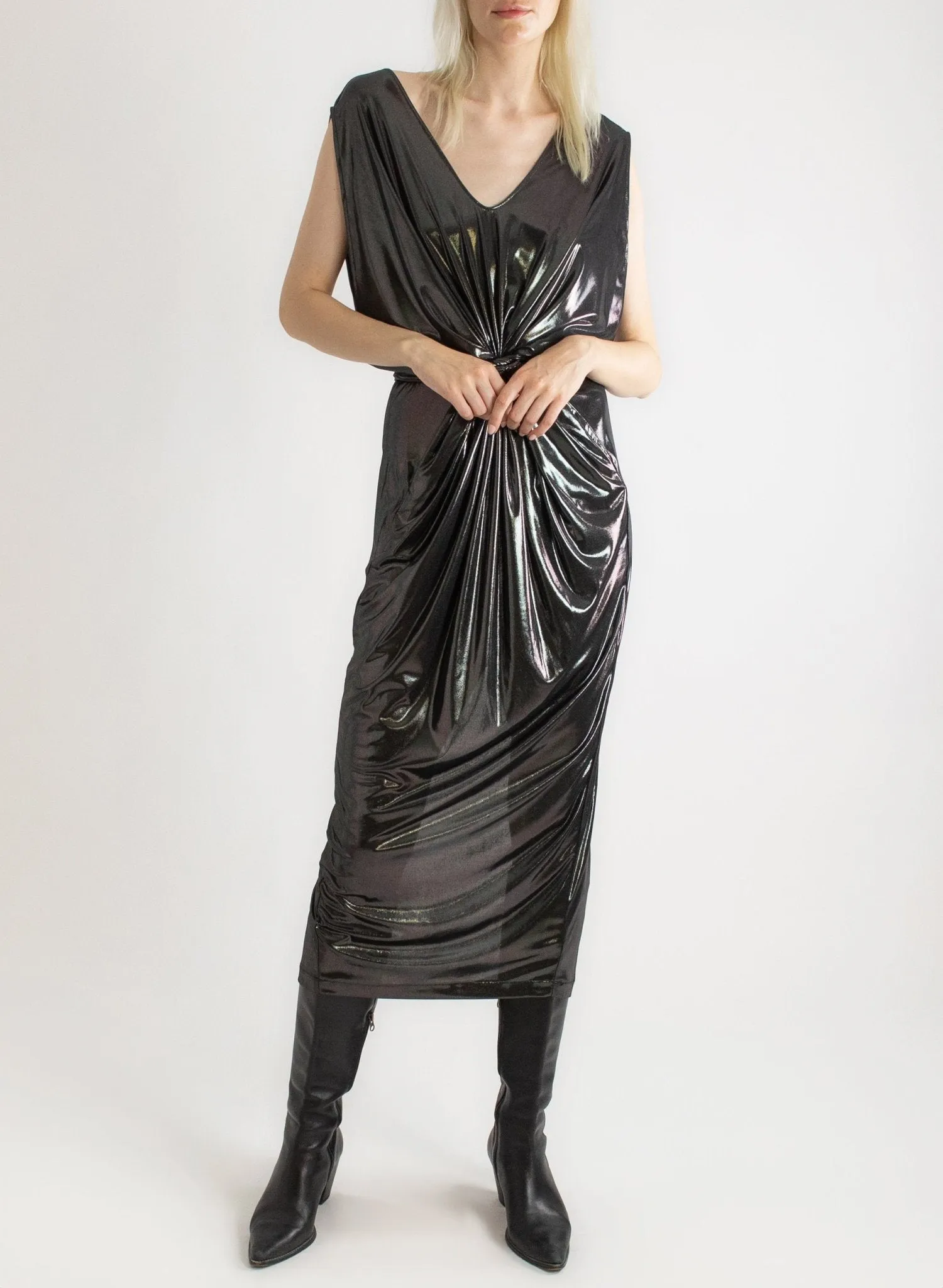 Airflow Gown - Black Liquid