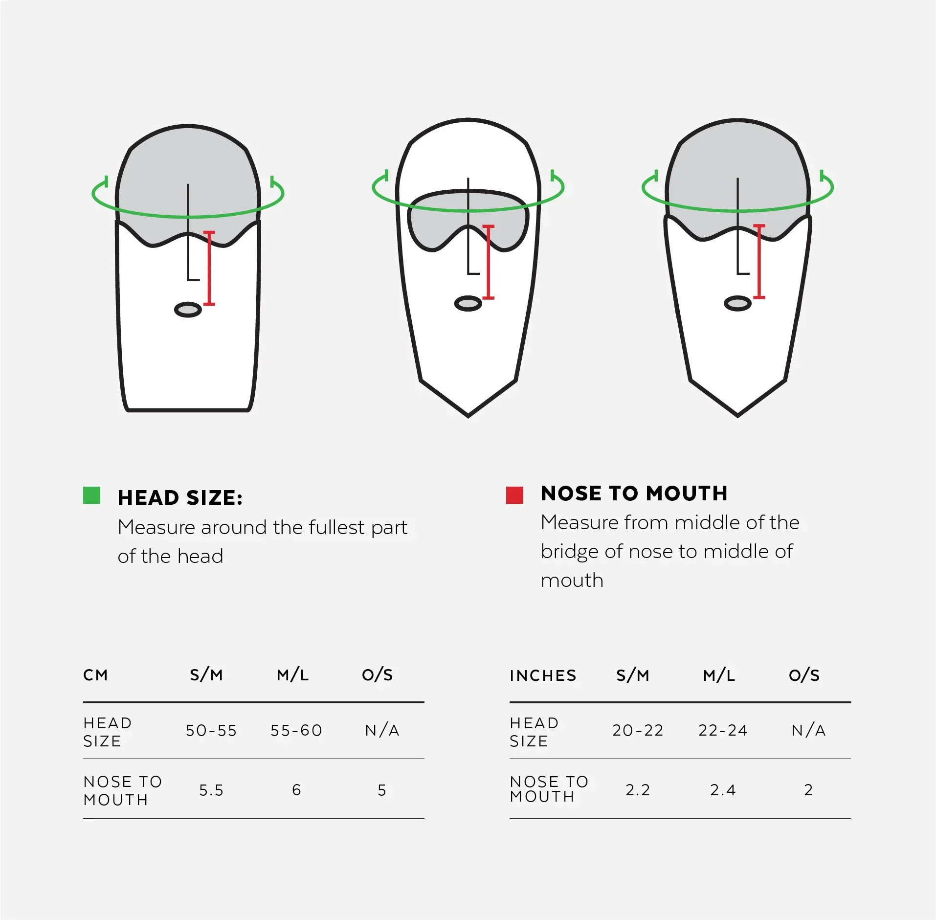 Airhole Airtube Classic Microfleece Facemask - Heather Black