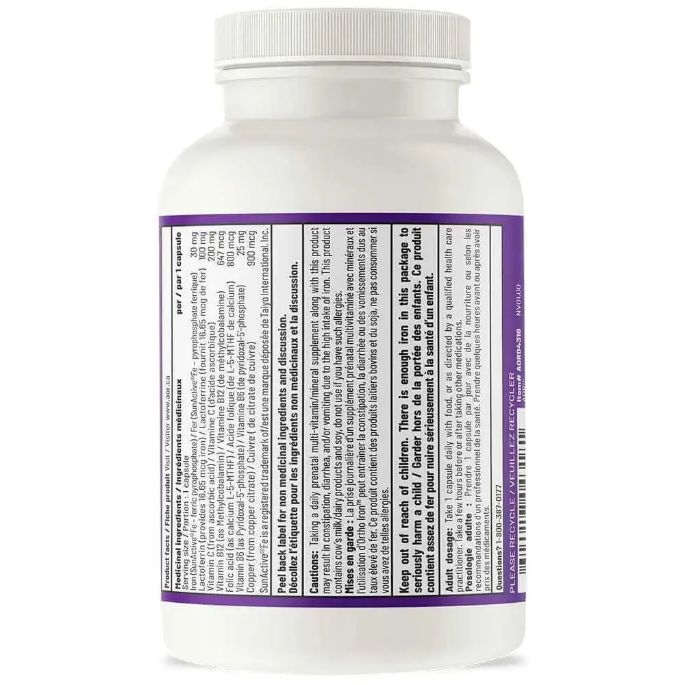 AOR Ortho Iron 60 Vegi Capsules