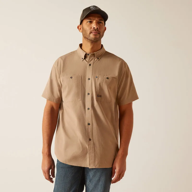 Ariat Men's Rebar Made Tough 360 AirFlow Work Shirt - Lichen
