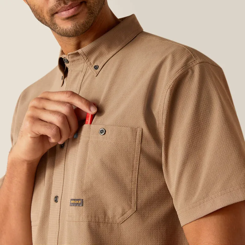 Ariat Men's Rebar Made Tough 360 AirFlow Work Shirt - Lichen