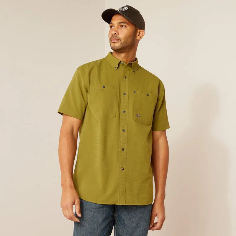 Ariat Men's Rebar Made Tough 360 AirFlow Work Shirt - Lichen