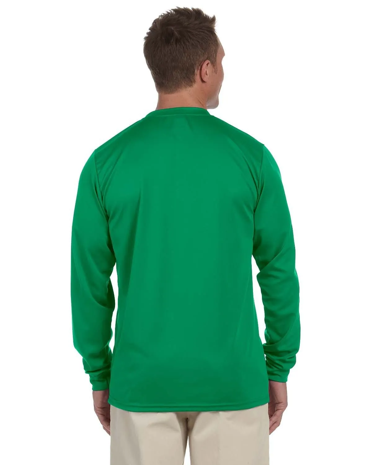 Augusta Long Sleeve Moisture Wicking T-Shirt | Kelly
