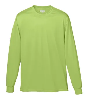 Augusta Long Sleeve Moisture Wicking T-Shirt | Safety Green