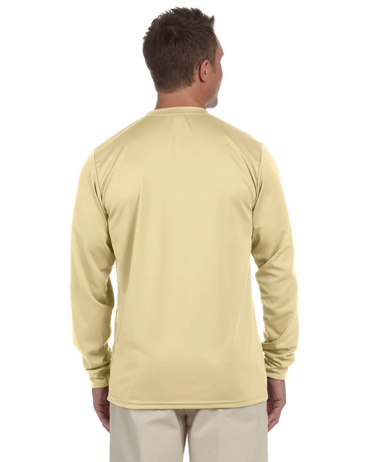 Augusta Long Sleeve Moisture Wicking T-Shirt | Vegas Gold
