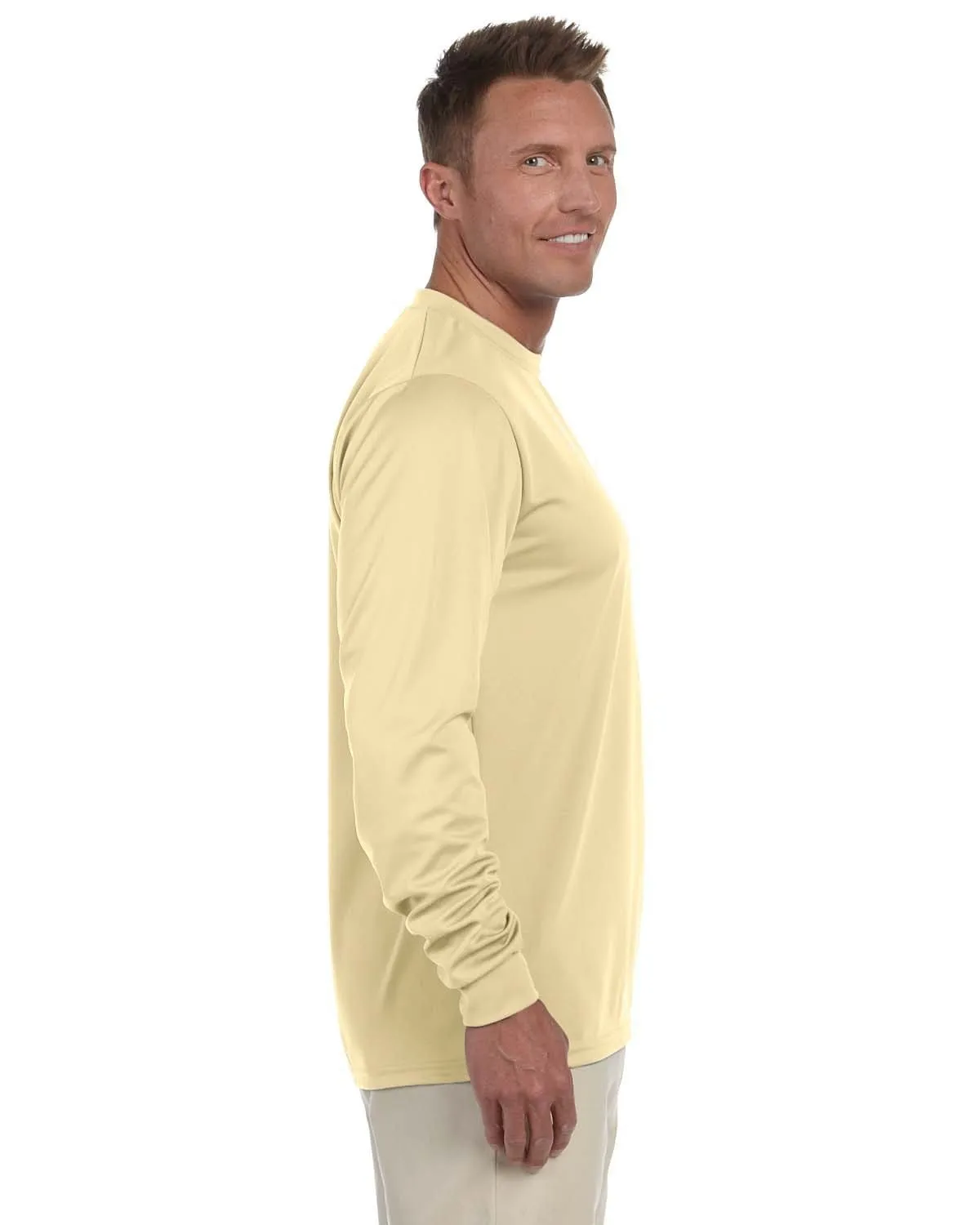 Augusta Long Sleeve Moisture Wicking T-Shirt | Vegas Gold