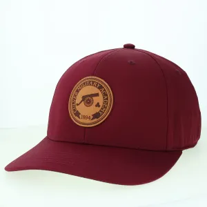 Back Nine Battery Adjustable Hat - Maroon